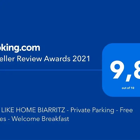 Just Like - Private Parking - Free E-bikes - Welcome Breakfast * Biarritz